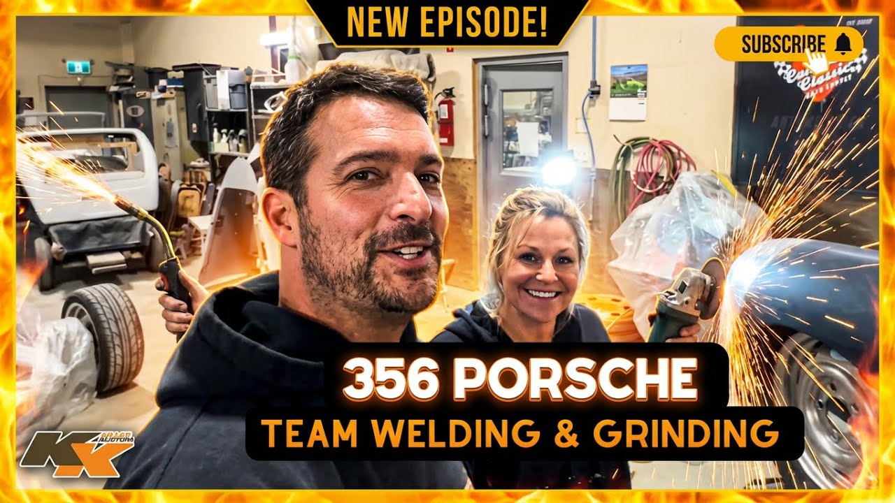 Fixing TERRIBLE Panel Gaps & Warped Fenders on Our Real Porsche 356 – Metal Shaping Madness! Ep 2