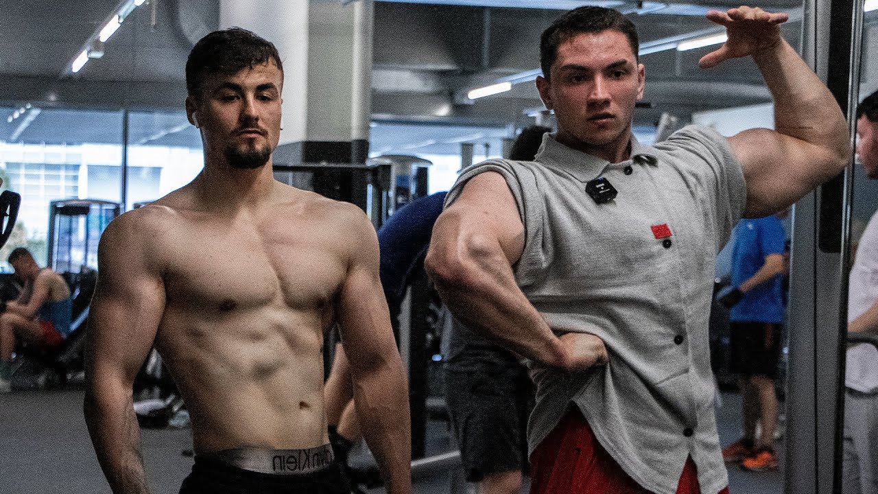 OPTIMALNO IN UČINKOVITO BODYBUILDING TRENIRANJE | Chest & Arms Workout W/ Gašper Rebernak