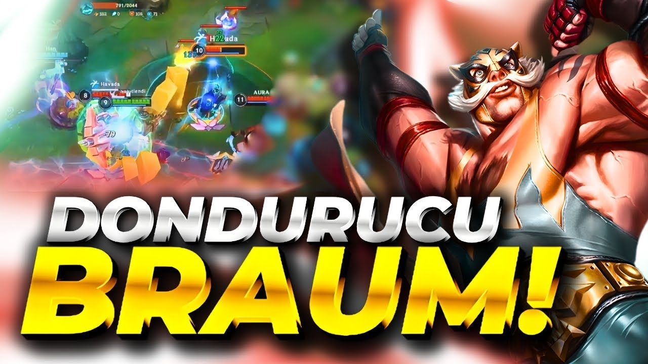 METANIN EN GÜÇLÜ SUPPORTU! / WILD RIFT BRAUM GAMEPLAY