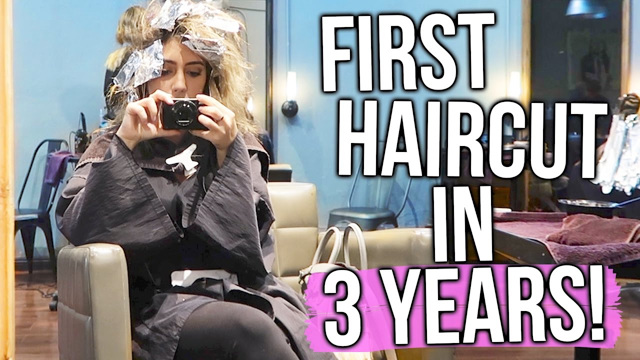 MY FIRST HAIRCUT IN 3 YEARS!