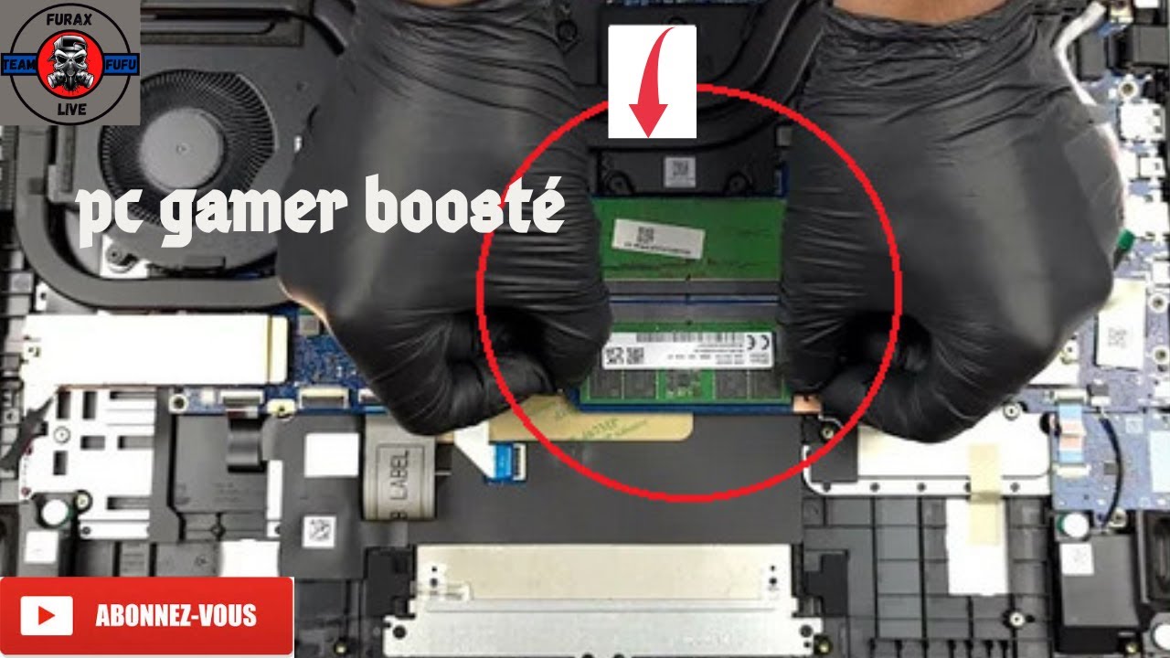  (TUTO) Installer RAM dans PC GAMER portable HP 