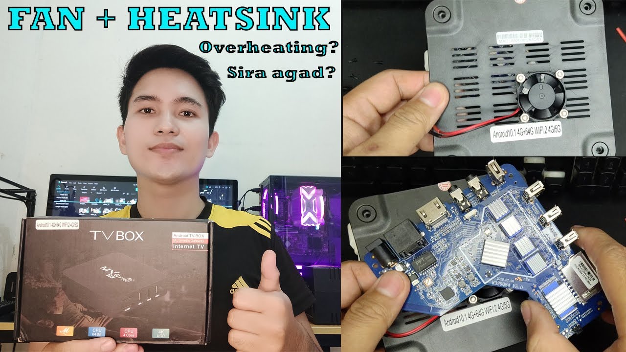 MXQ PRO + FAN + HEATSINK DIY (Unboxing and Modify)