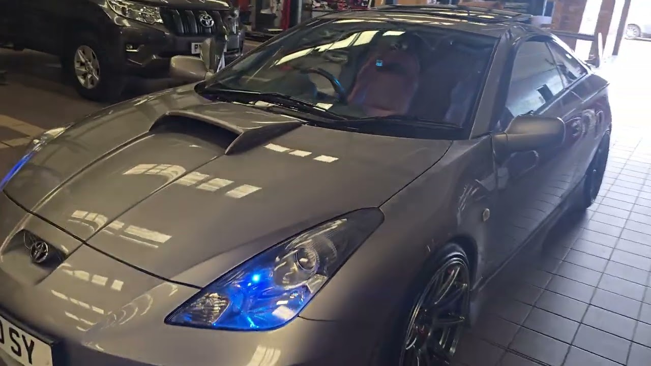 Modified Celica Gen7 GT VVTLi 190 . Ready for the Toyota Retro day Carlisle.