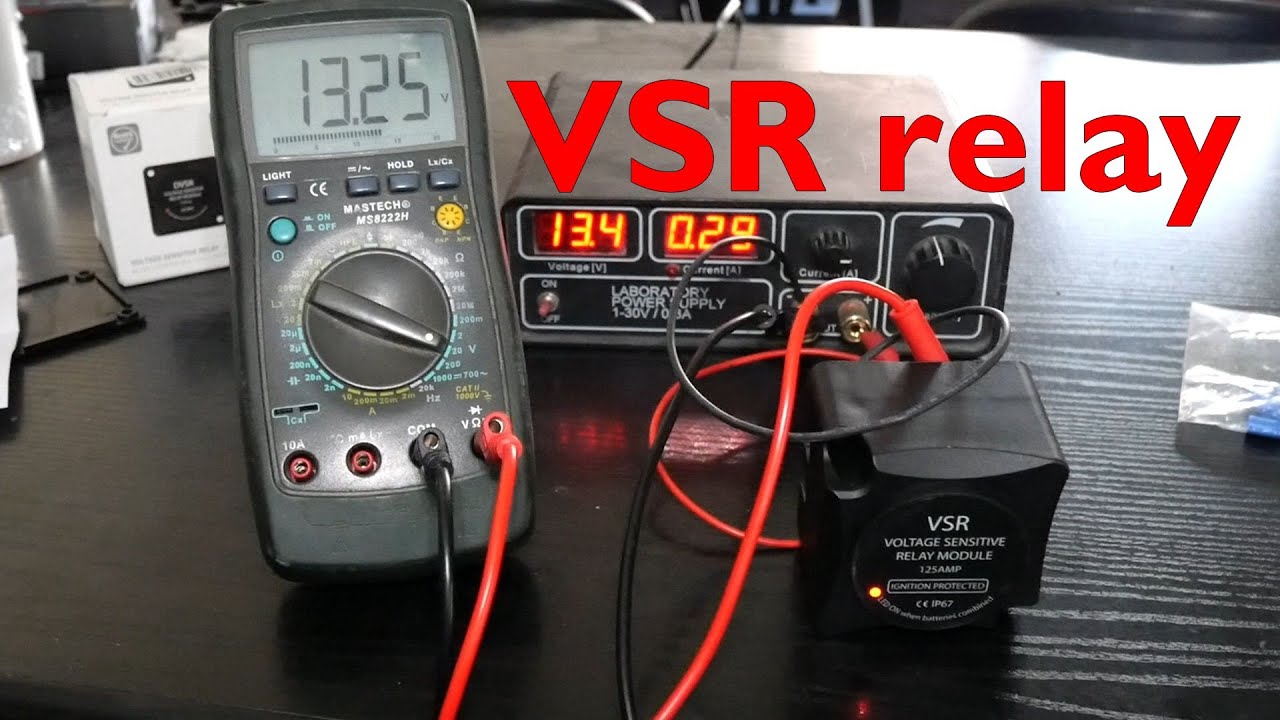 Реле VSR дополнительного автомобильного аккумулятора 12В (расшифровка и подключение реле)