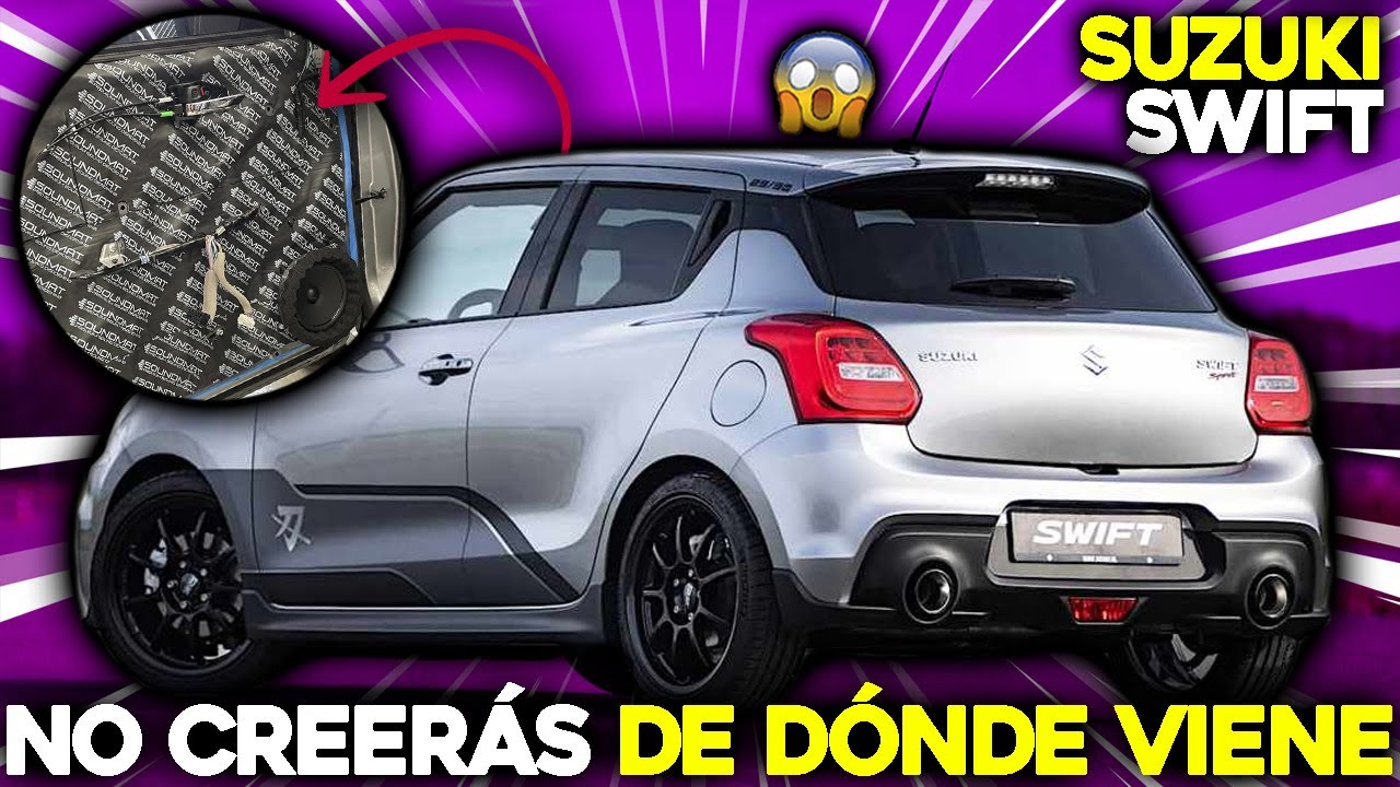 🔥 Audio Suzuki Swift 2022 / Retirando todo el equipo