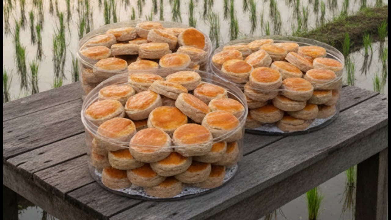 Cara Membuat Kue Kacang Jadul yang Gurih dan Tahan Lama // Resep Roti Kering Kacang Resep Nenek