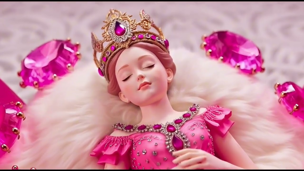 빛나는 파베르제 속 작은 소녀 반복영상 💎✨ A Tiny Girl Inside a Sparkling Fabergé LOOP 💎✨