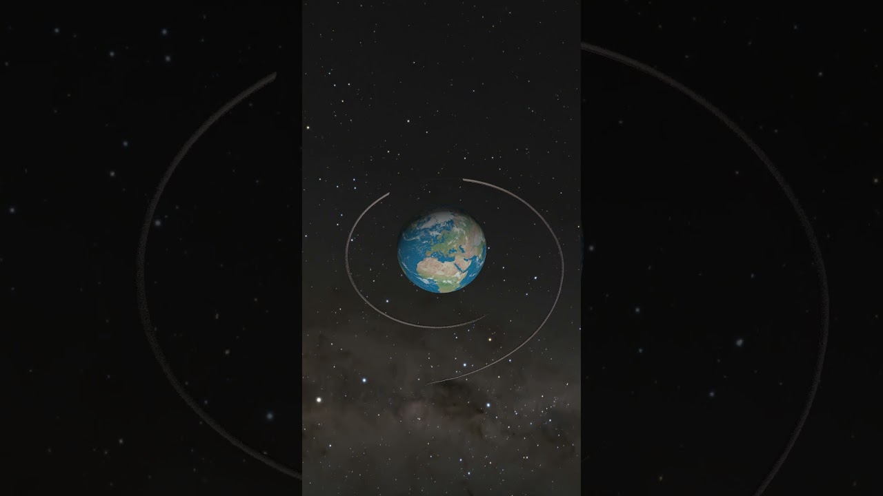 Earth Roche Limit! #space #simulation #spacesim #spacesimulation #earth #mars #pluto