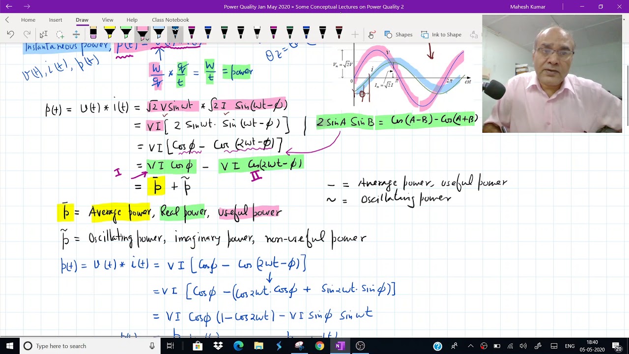 Conceptual Lecture 1 on Power Quality