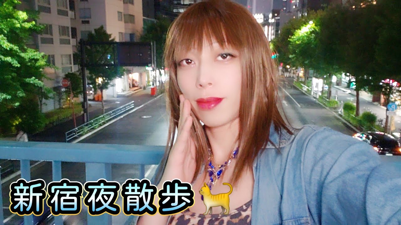 土曜夜の新宿を夜散歩