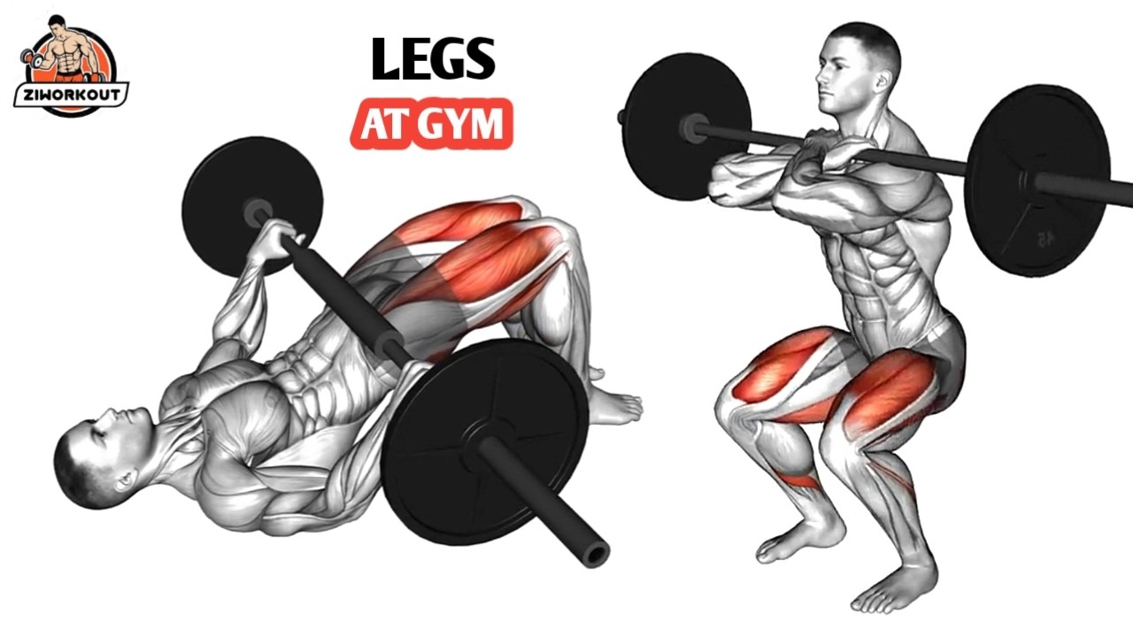 Grow Massive Legs Fast 💥 Intense 6 Exercises Leg Workout