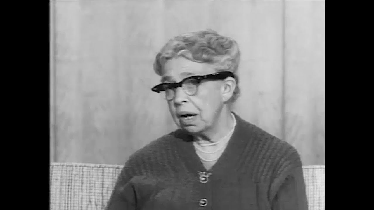 Eleanor Roosevelt interview on FDR's Legacy (1959)
