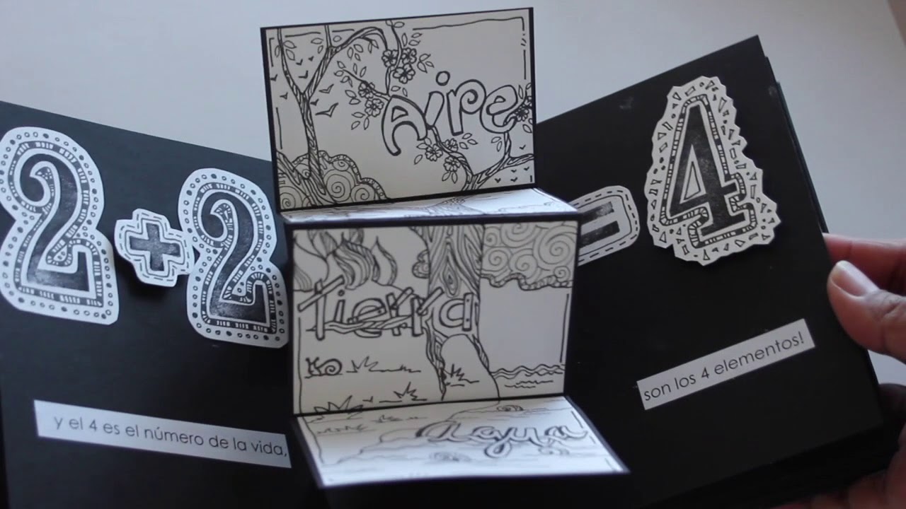 Libro Pop up: Blanco y negro