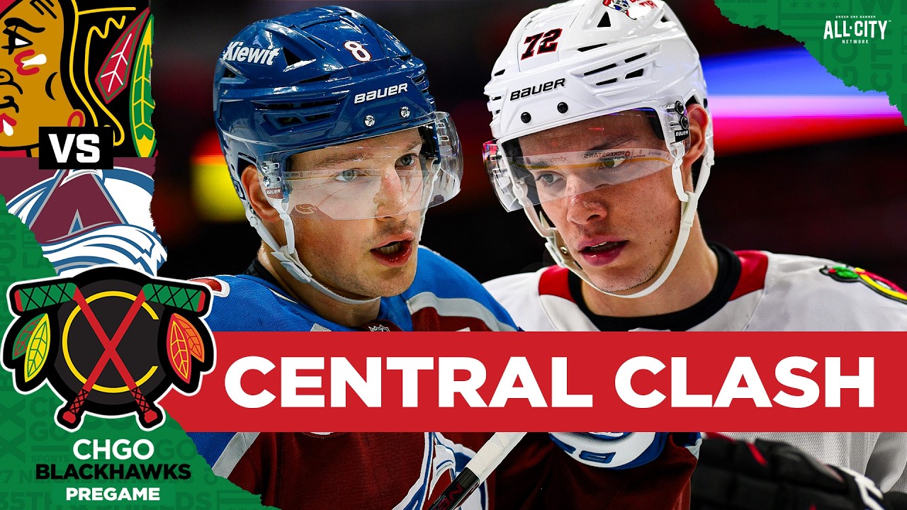 BLACKHAWKS PREGAME: Chicago Takes on Colorado in Division SHOWDOWN | CHGO Blackhawks Podcast