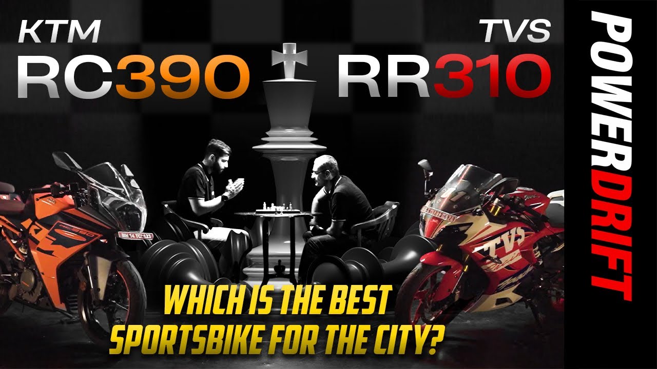 KTM RC 390 vs TVS Apache RR 310  | Which Is Better In The City? | PowerDrift