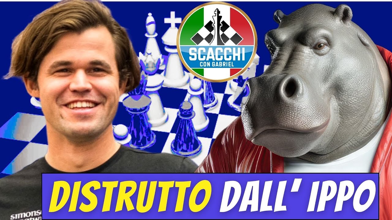 Carlsen Distrutto Dalla Difesa Ippopotamo! Incredibile