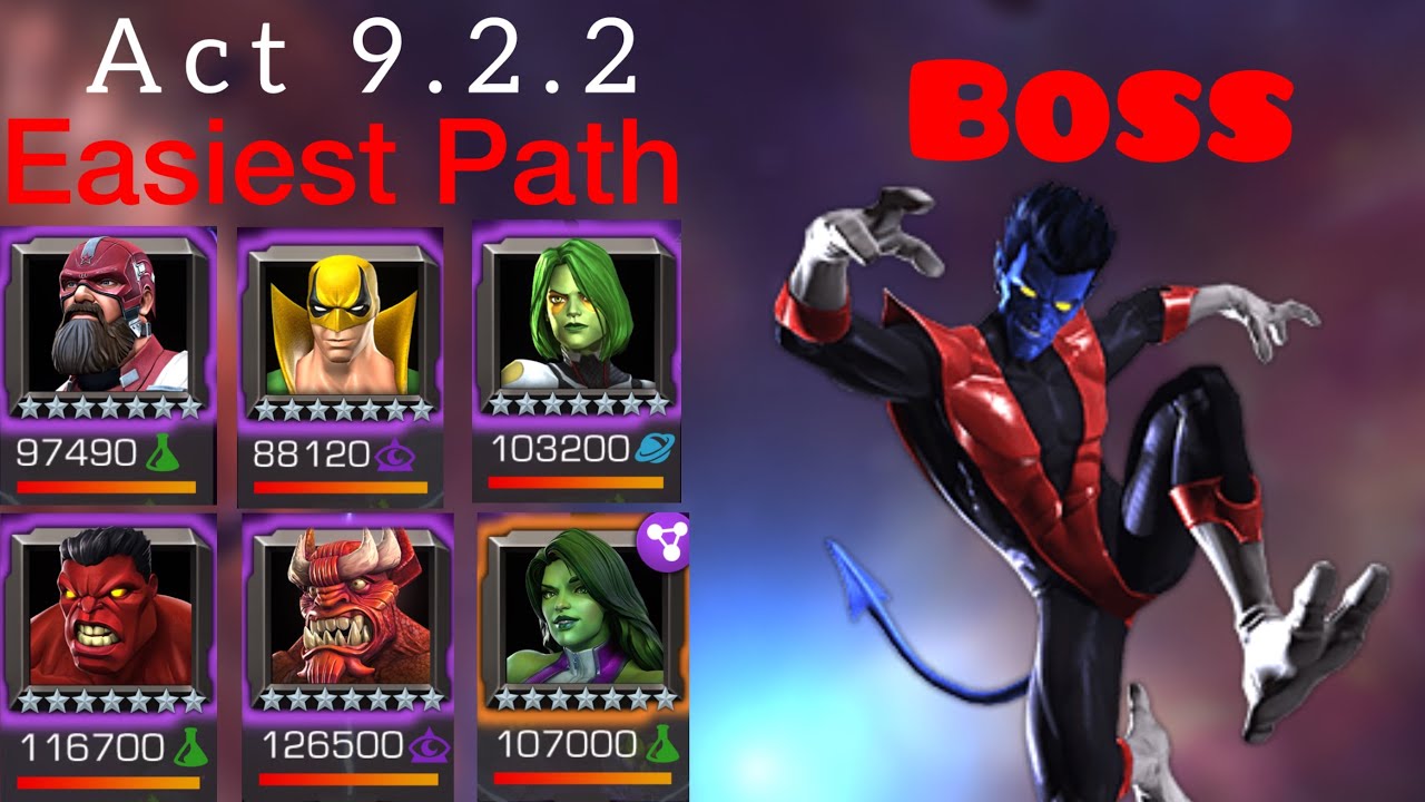 Act 9.2.2 Easiest Path Scourge Prowess. Night Crawler Boss