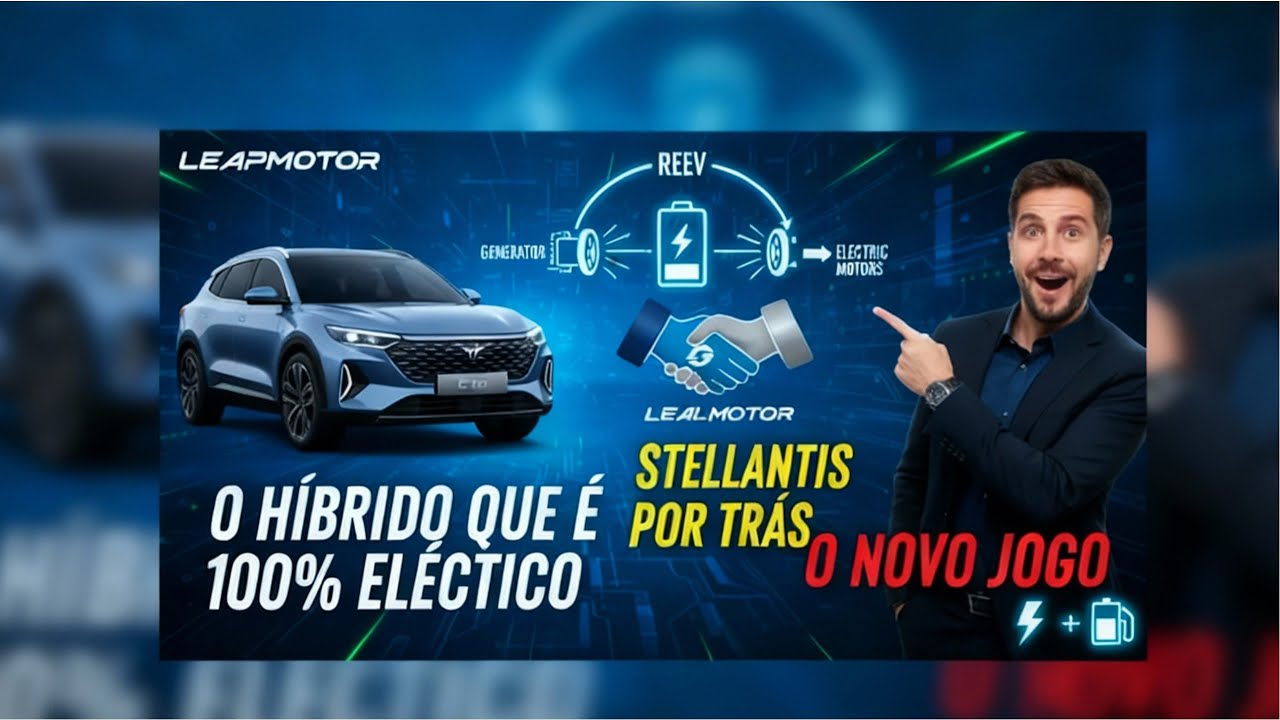 LEAPMOTOR CHEGOU! 🚀 O HÍBRIDO que é SEMPRE ELÉTRICO?Tecnologia REEV e a Parceria com a STELLANTIS! 🤯