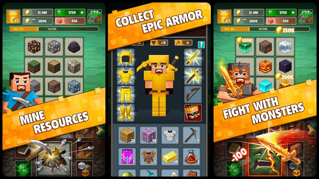 Minetap 3D: Idle-Merge RPG | New Game
