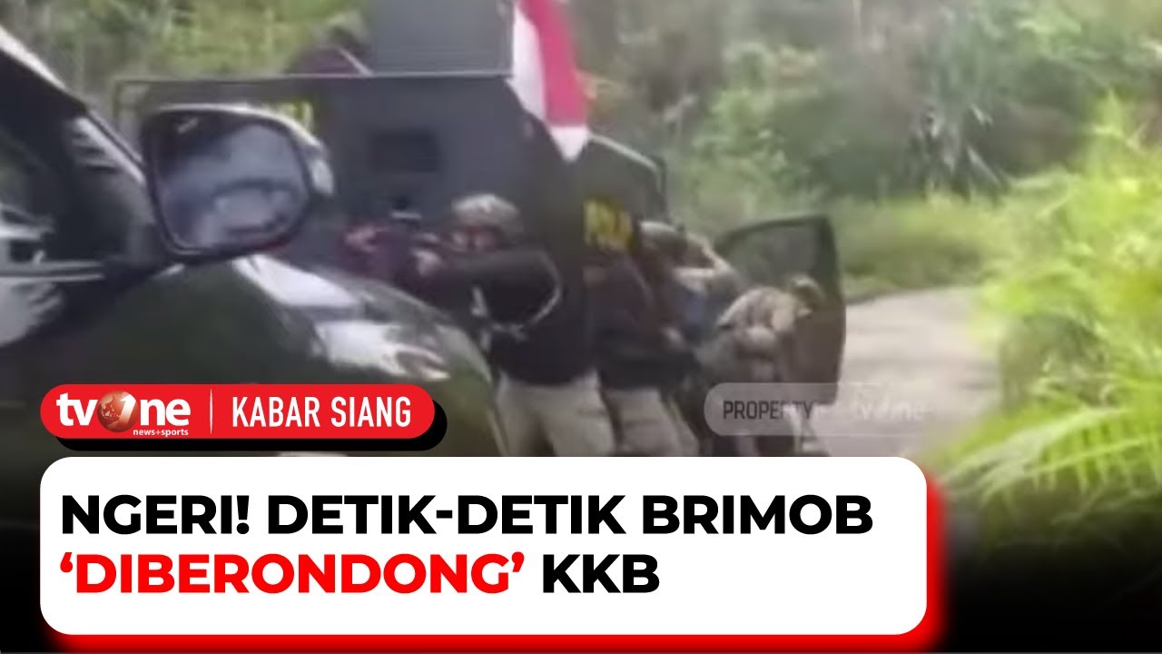 MENEGANGKAN! Brimob Terlibat Baku Tembak dengan KKB di Papua, 4 Polisi Terluka | Kabar Siang tvOne