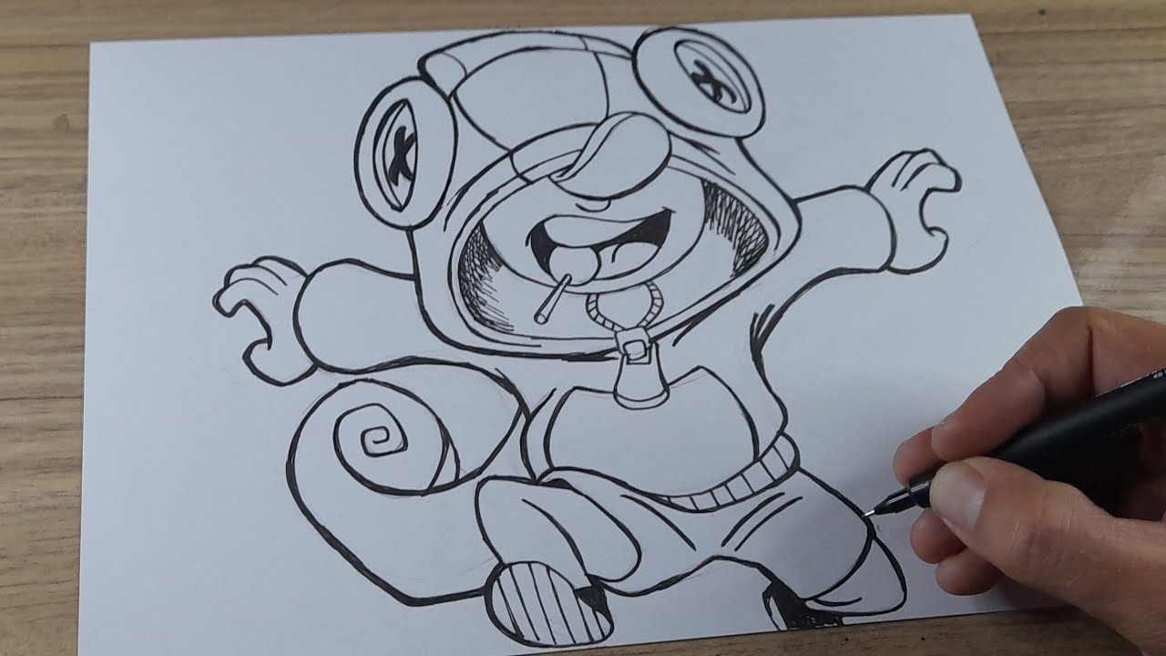 COMO DESENHAR O LEON DE BRAWLSTARS BRAWLER LENDARIO