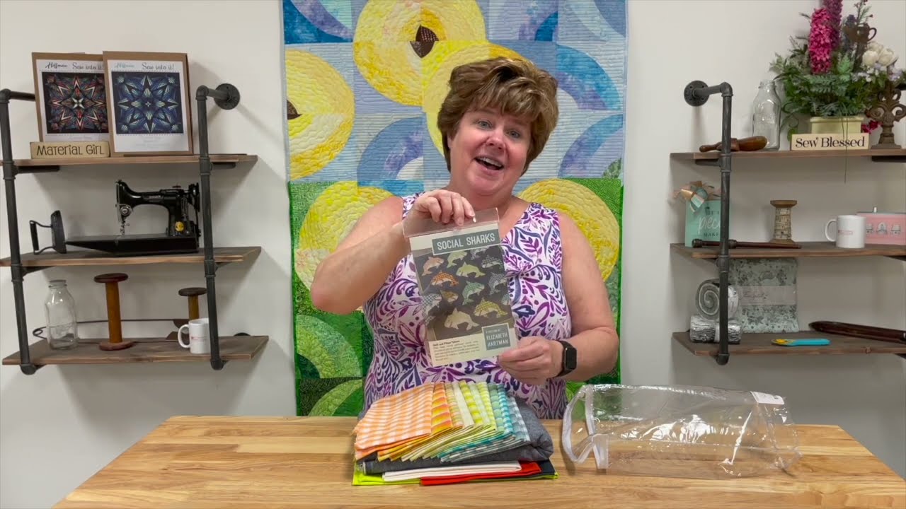 Unboxing the Social Sharks Quilt Kit