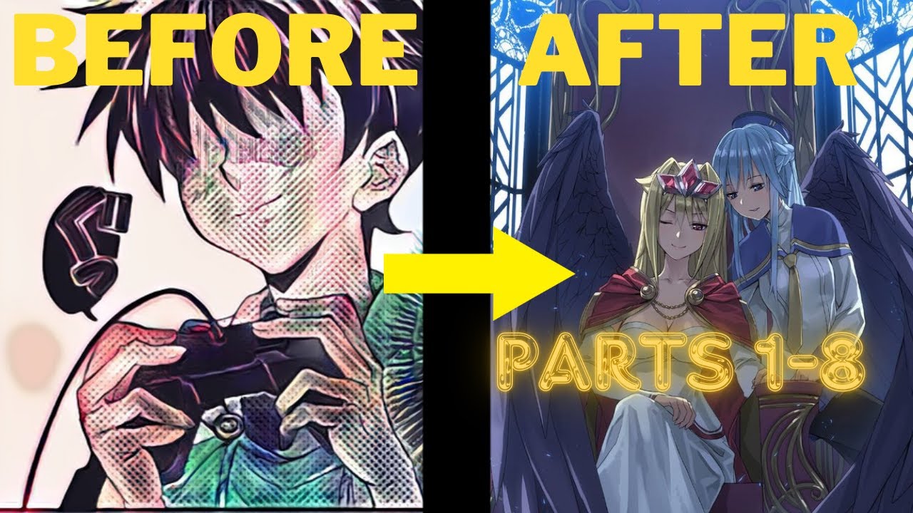 (1-8) Gamer Boy is Sent to his Game World as His OP Game Character | Manga Recap