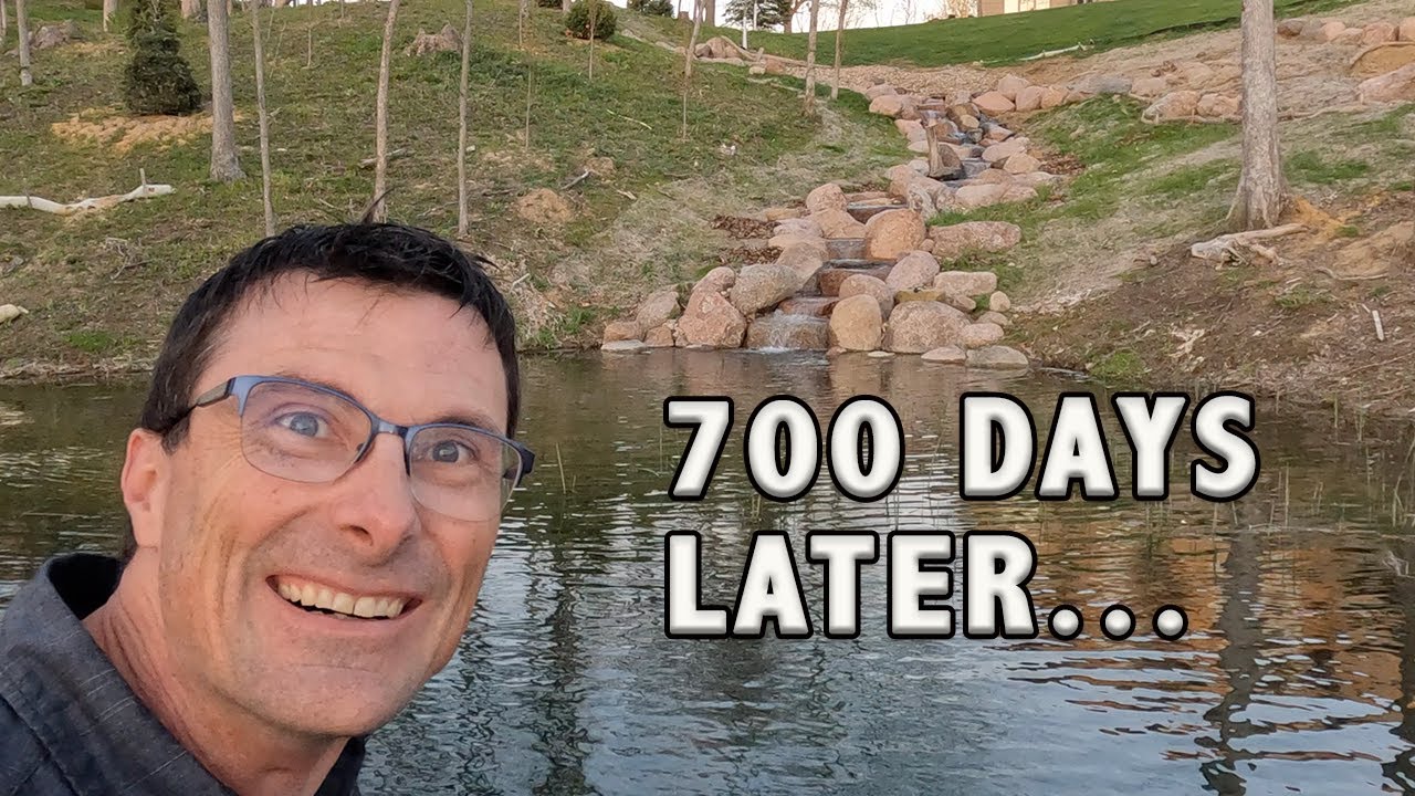MUST SEE to Believe Backyard Waterfall - The Pond Waterfall is Finally On!