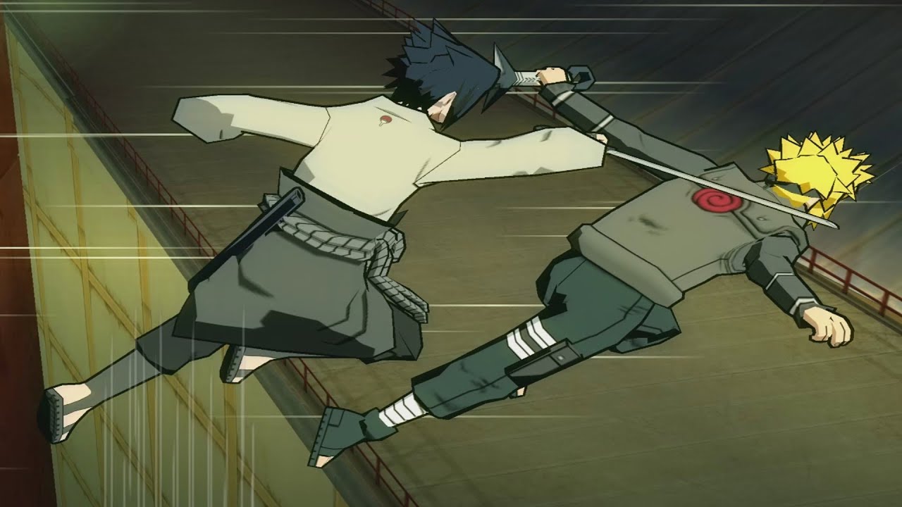 {Sasuke Vs Minato} Naruto Shippuden Ultimate Ninja 5