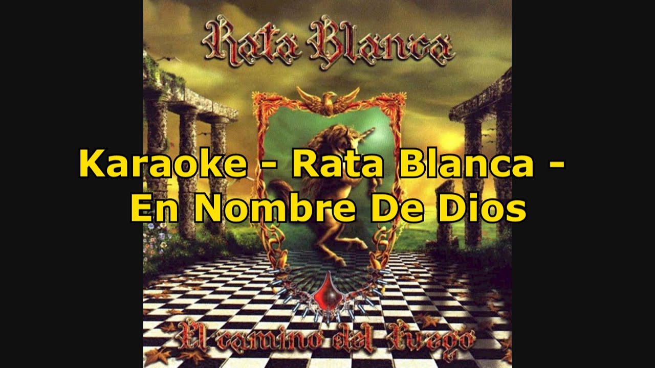 Karaoke - Rata Blanca - En Nombre De Dios