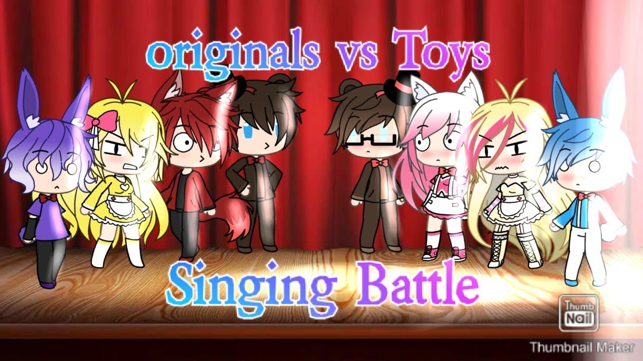 Fnaf singing battle ~the originals vs the toys~