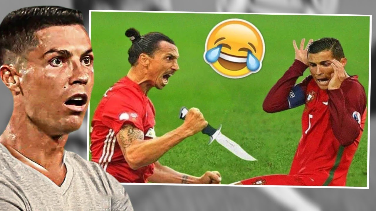 كريستيانو وميسي يشاهدون فيديوهات تيك توك وانستغرام الشاطحه #21