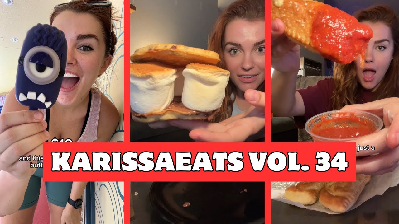Only eating at Olive Garden! + Minion Land & Harry Potter World! - KarissaEats Compilation Vol. 34