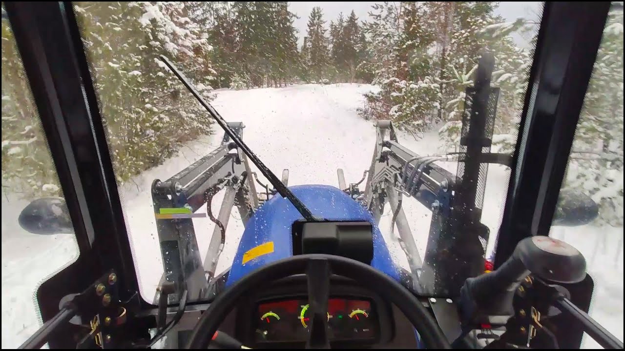 Lovol m354, Hydrometal AT-3 Front loader winter logging, sauna, kilesaun in Estonia