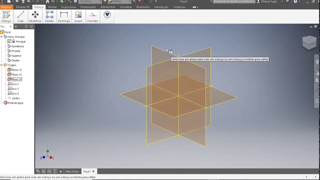 Minicurso de Inventor: Parte 1
