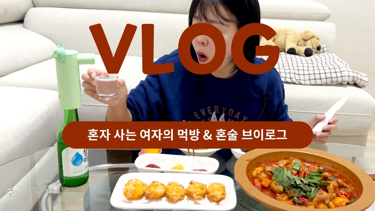 [vlog] 제가 돌아왔습니다! 컴백 브이로그 (닭볶음탕, 비빔밥, 미역국, 소고기, 베테랑칼국수, 자취브이로그, 자취생브이로그, 먹방브이로그, 혼밥브이로그, 혼술브이로그)