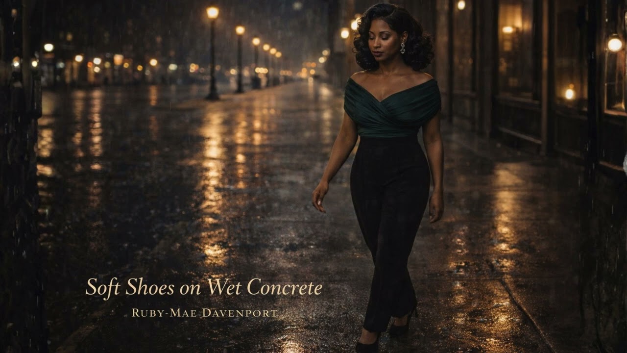 Soft Shoes on Wet Concrete 🌧️ Rain Jazz for Night Walks, Calm Focus & Peaceful Movement