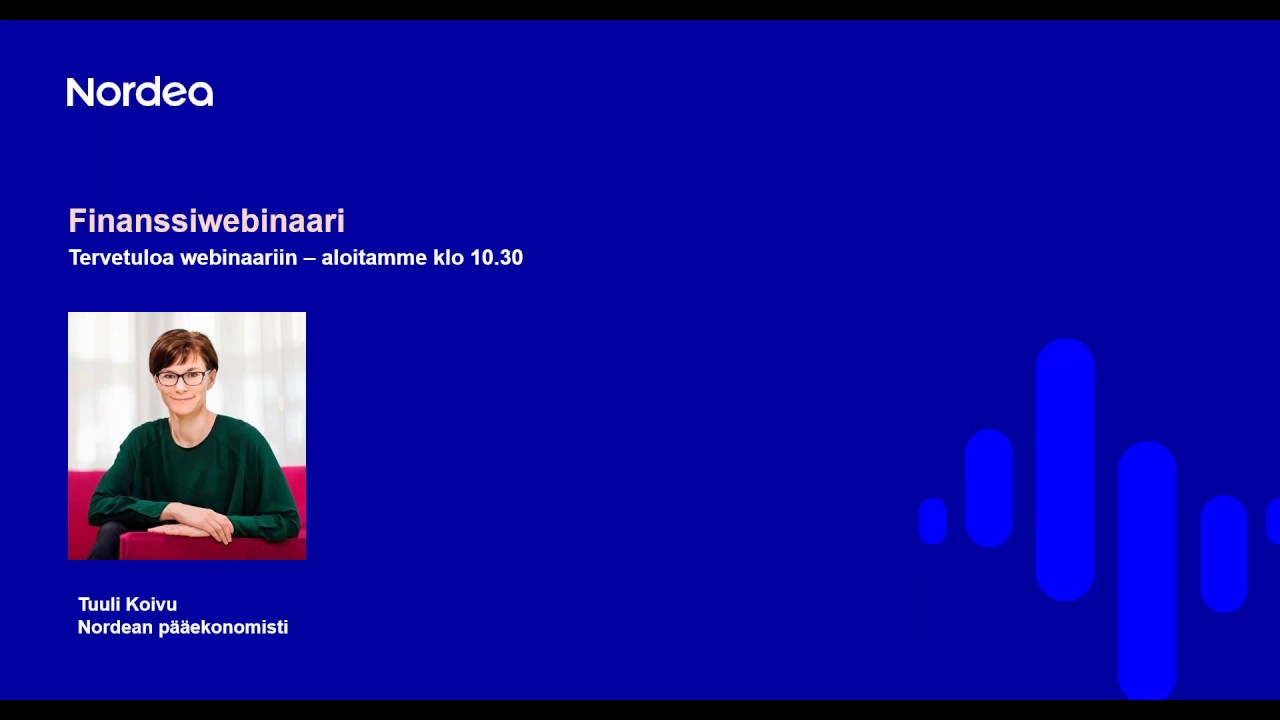 Helsingin seudun kauppakamarin ja Nordean finanssiwebinaari