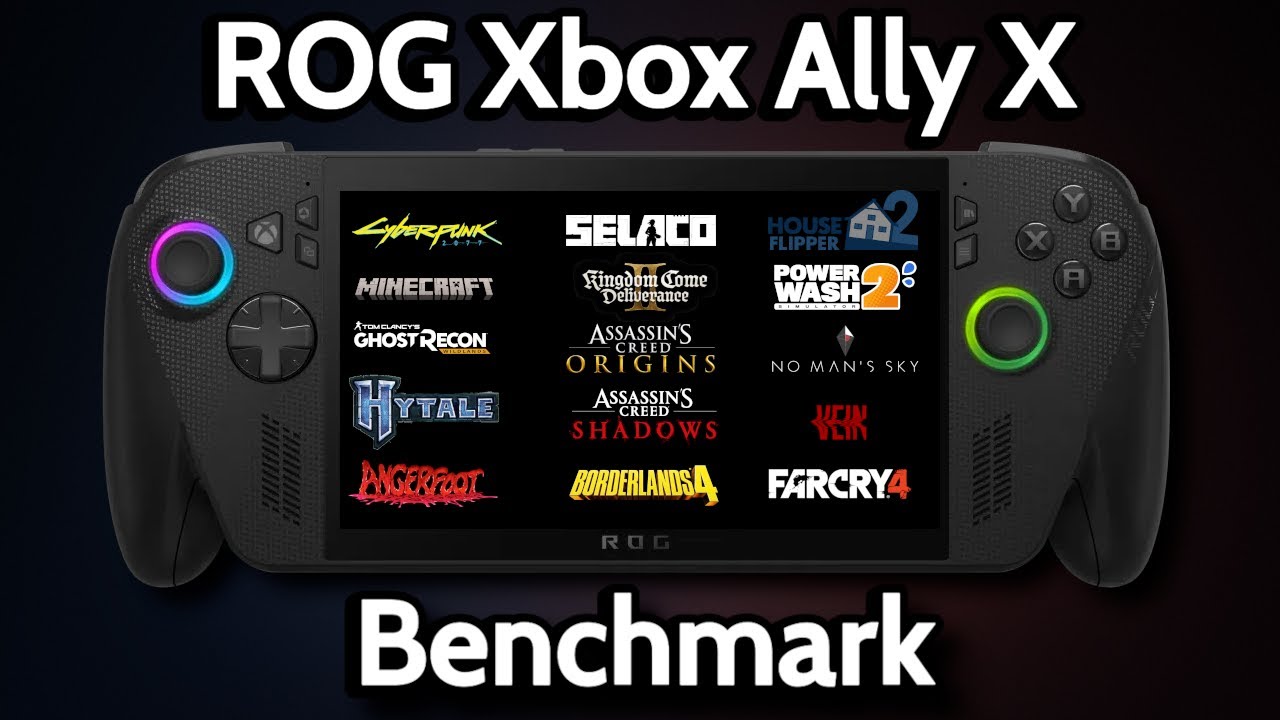 ROG Xbox Ally X Benchmark - 20 Games Tested