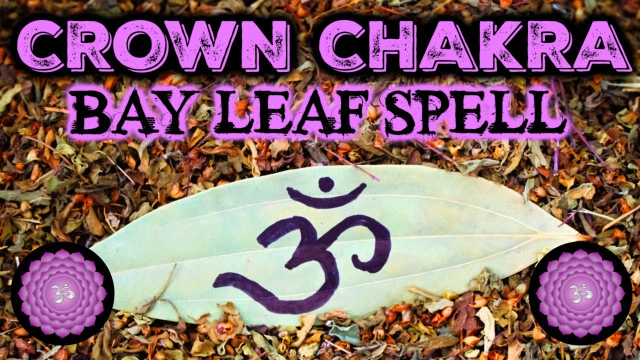 🌿 BAY LEAF SPELL TO OPEN CROWN CHAKRA 💜 CONNECTION TO DIVINE, SPIRITUAL SELF, HIGHER SELF🌿