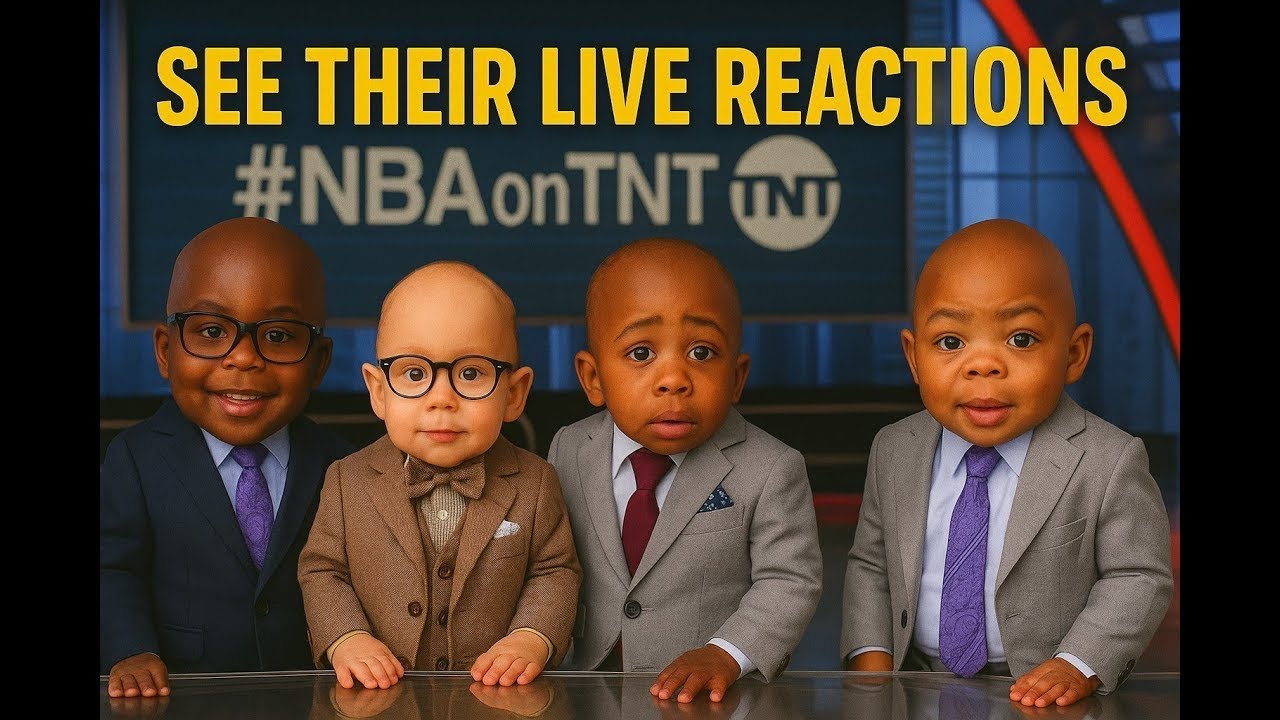 The NBA on TNT Crew Reacts LIVE to their Baby AI Versions
