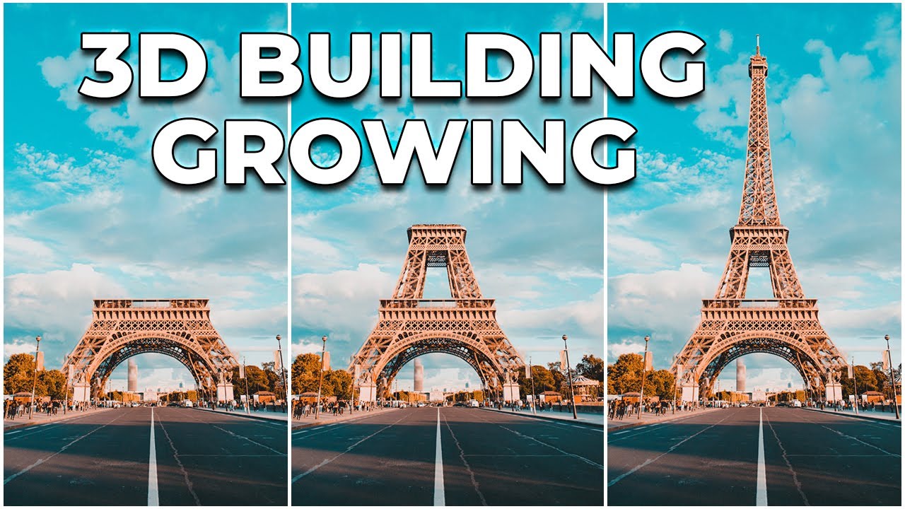 3D Building GROW EFFECT - Wondershare Filmora X Tutorial [Benn TK]