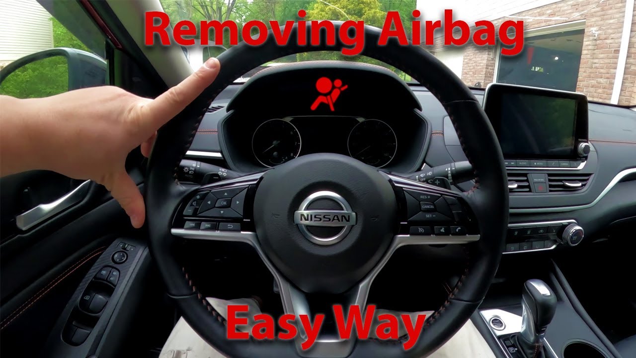 Easy Way To Remove Your 2021 Nissan Altima's Steering Airbag