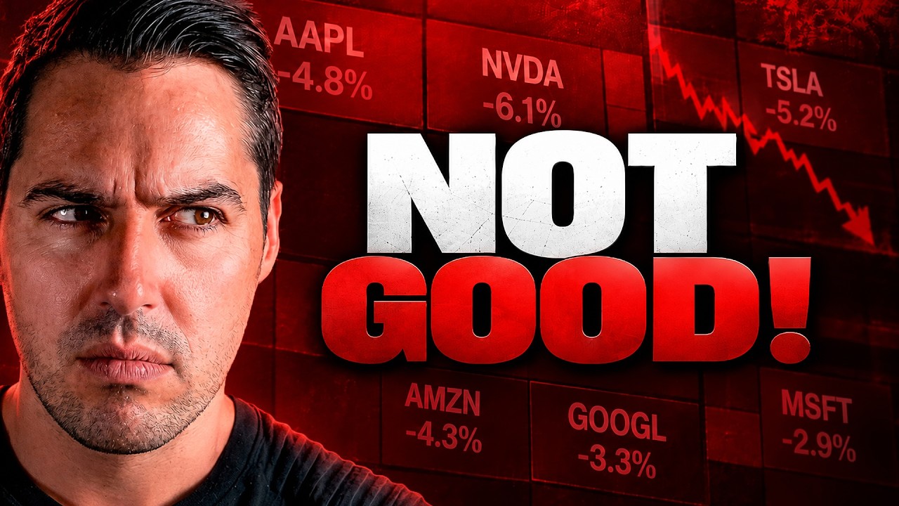 Will Stocks Crashing Take Bitcoin Down With them? [Here's The Trade]