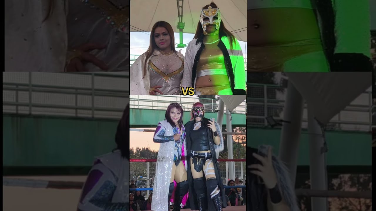 :⚡ Nathaly Sensación y Baby Luna  🆚⚡ Guerrera González y Marishka  #wrestling #luchalibremexicana 