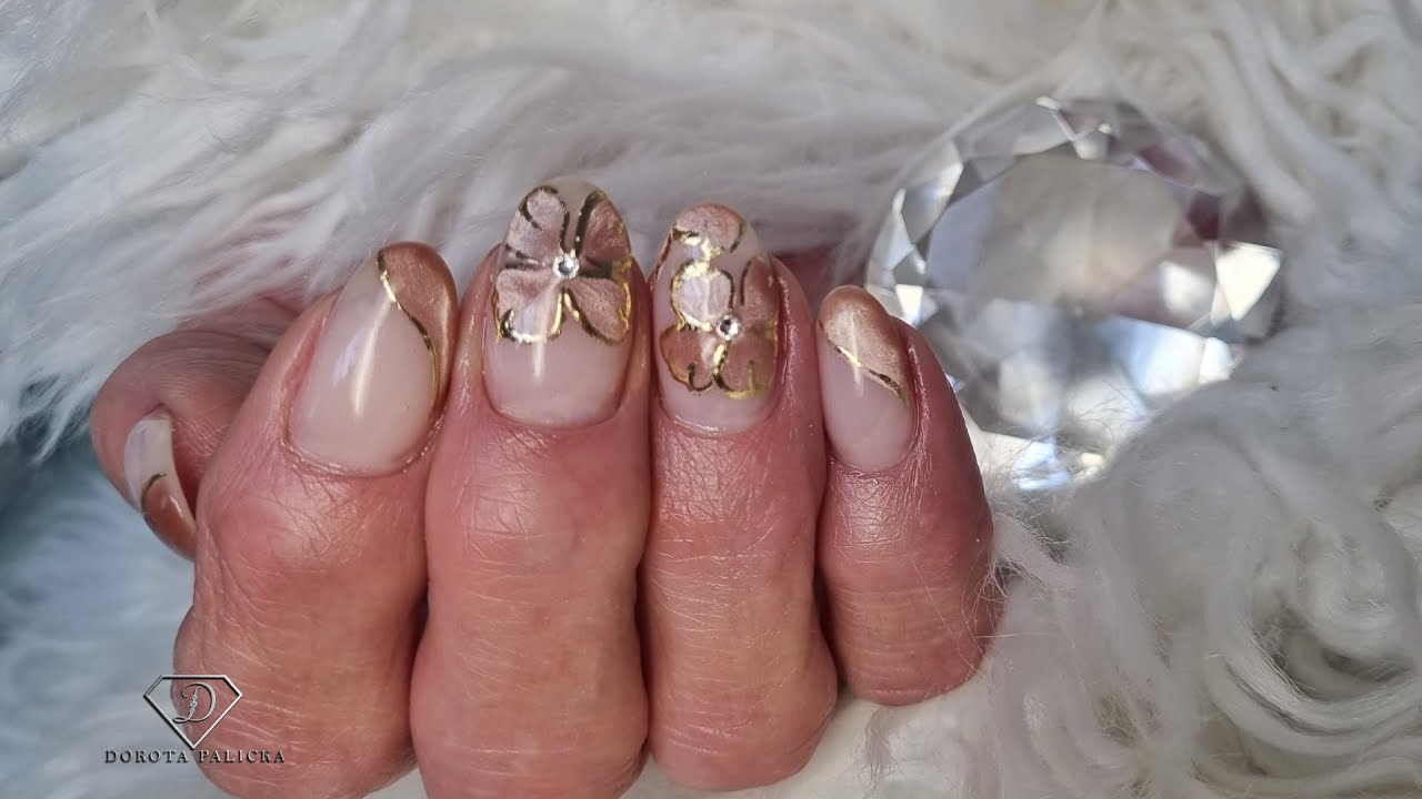 Gel Rebalance step by step with simple cat eye gel polish nail art