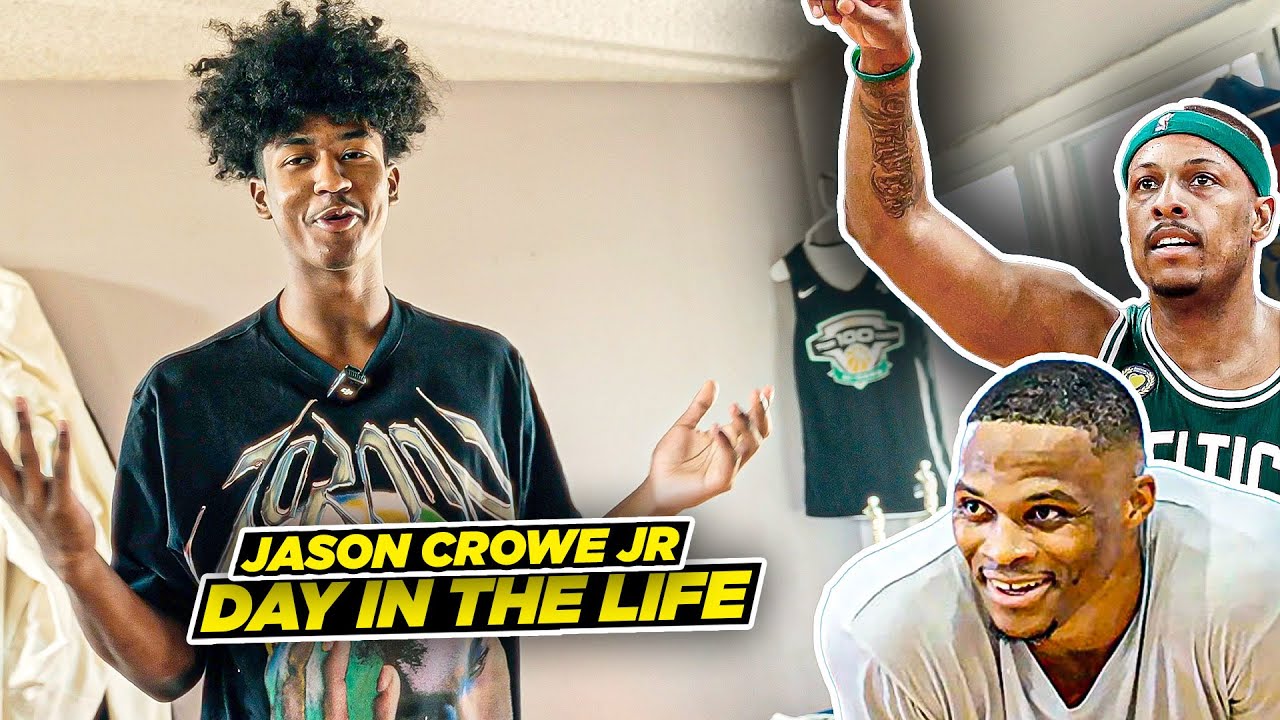 Day In The Life w/ #1 Ranked Guard Jason Crowe Jr | Westbrook & Paul Pierce Pass The Torch