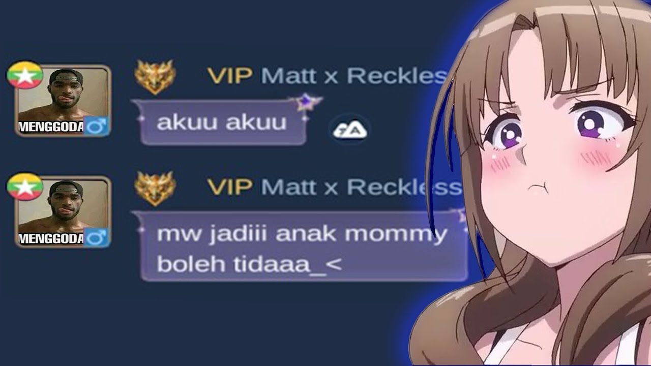 Aku nyamar jadi MOMMY genit di Mobile Legends 😉😋