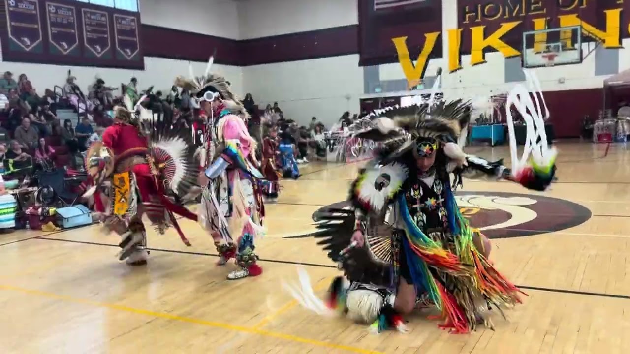 Tank danced in Jackson Prado’s Head Teen dancer’s Special at Stockton’s veterans Pow Wow ￼