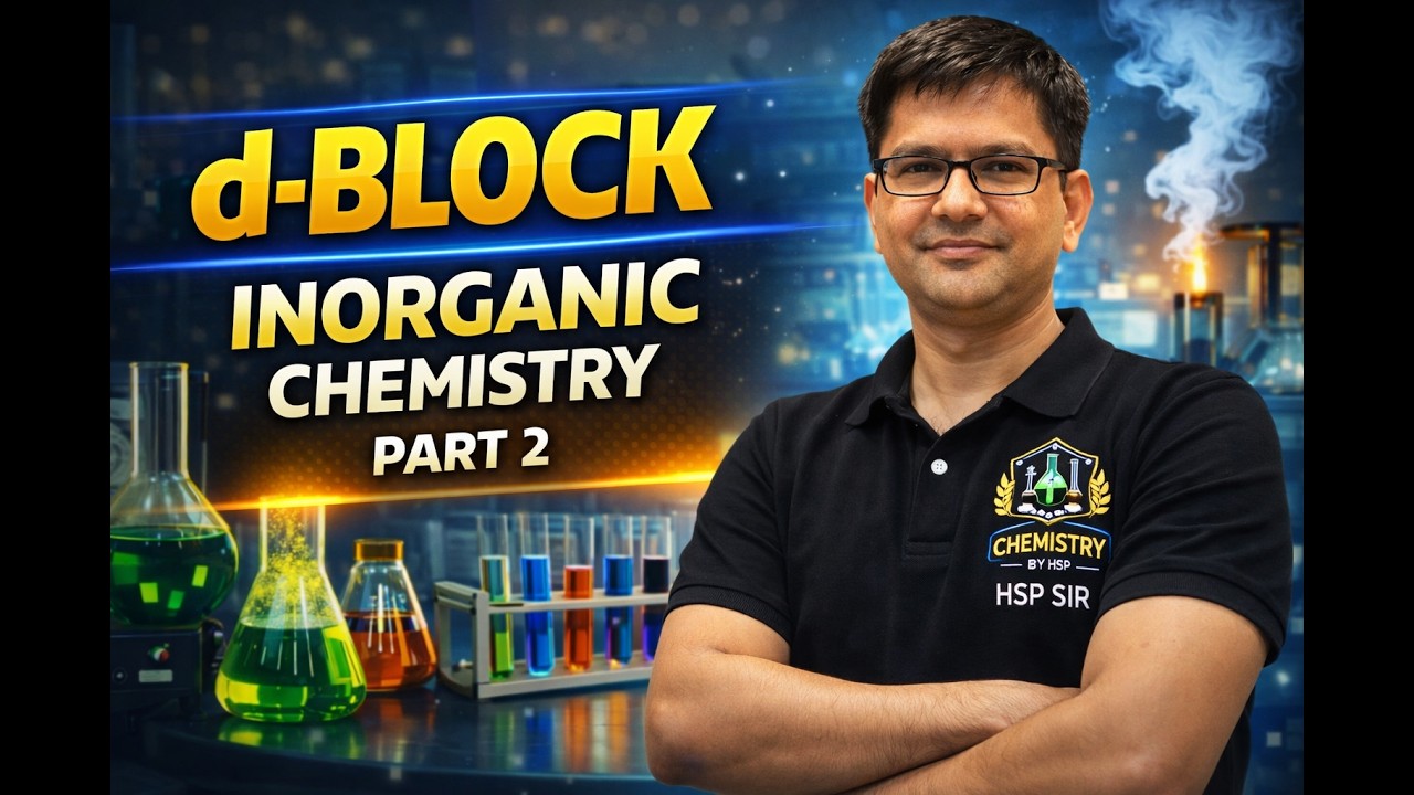 🔥D-BLOCK INORGANIC CHEMISTRY : 02🔥 | SURE SHOT SESSION | HSP SIR | #chemistry #neet